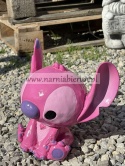 Figurka z żywicy ANGEL stich sticz kosmita różowy mały 23 cm.