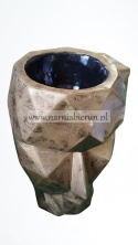 Figurka z żywicy Donica Doniczka Twarz Maska 90 cm