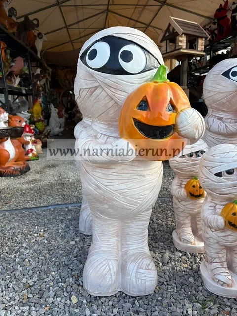 Figura z Żywicy MUMIA DUŻA Halloween Dynia 90cm.