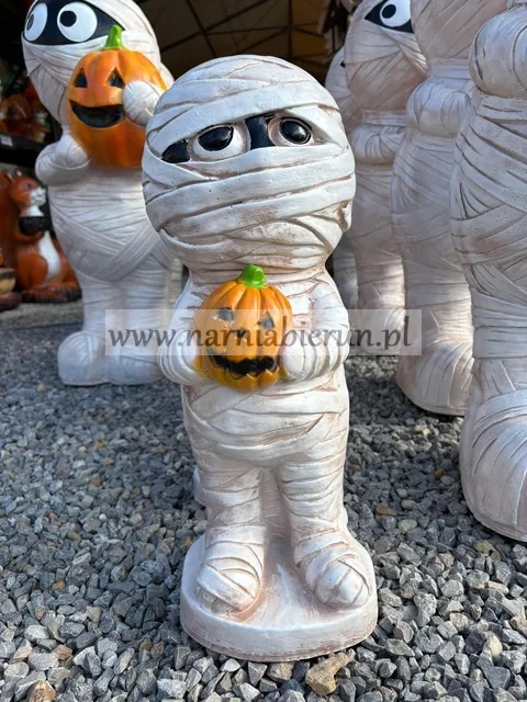 Figura z Żywicy MUMIA MAŁA Halloween Dynia 55 cm.