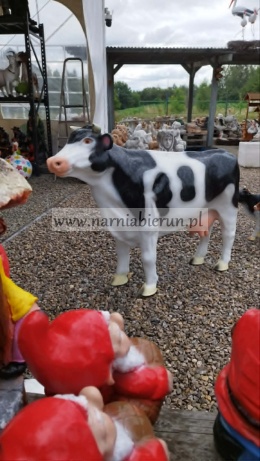 Figurka z żywicy KROWA BRĄZOWA CZARNA 104 cm