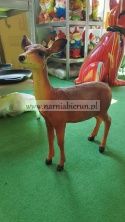 Figurka z żywciy Duża SARNA Sarenka stojąca 66 cm.