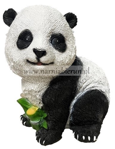 Figurka z żywicy BOBO PANDA MAŁA MIŚ podparta 27 cm
