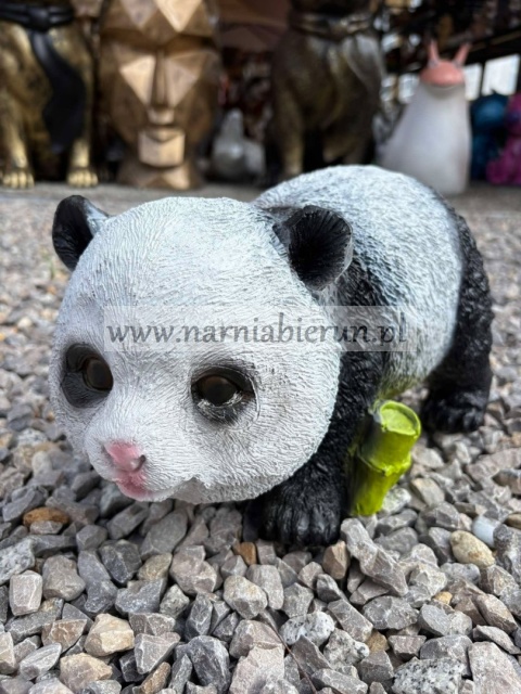 Figurka z żywicy BOBO PANDA MAŁA MIŚ chodząca 20 cm