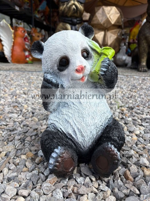 Figurka z żywicy BOBO PANDA MAŁA MIŚ siedząca 30 cm