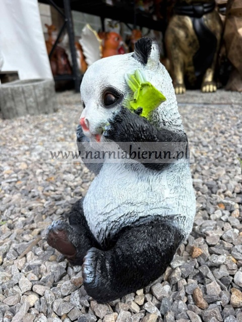 Figurka z żywicy BOBO PANDA MAŁA MIŚ siedząca 30 cm