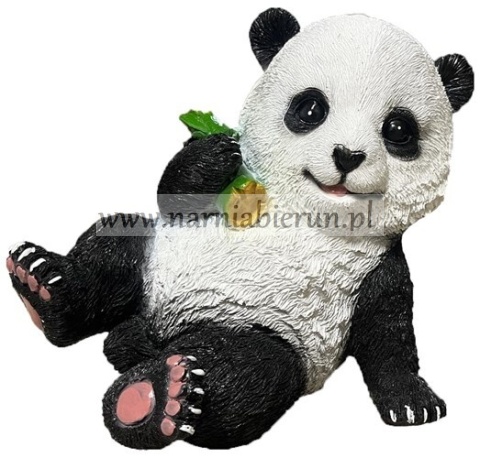 Figurka z żywicy BOBO PANDA MAŁA MIŚ siedząca 25 cm