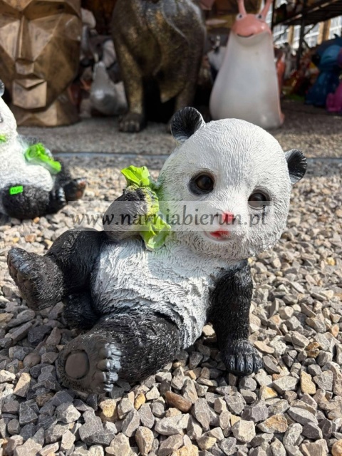 Figurka z żywicy BOBO PANDA MAŁA MIŚ siedząca 25 cm