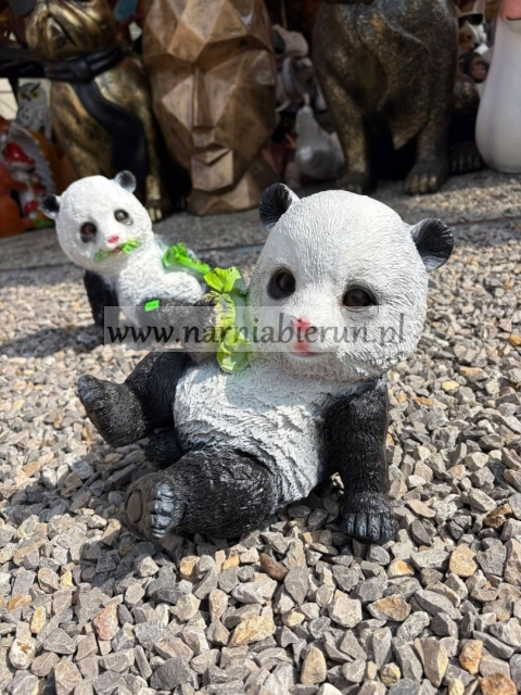 Figurka z żywicy BOBO PANDA MAŁA MIŚ siedząca 25 cm
