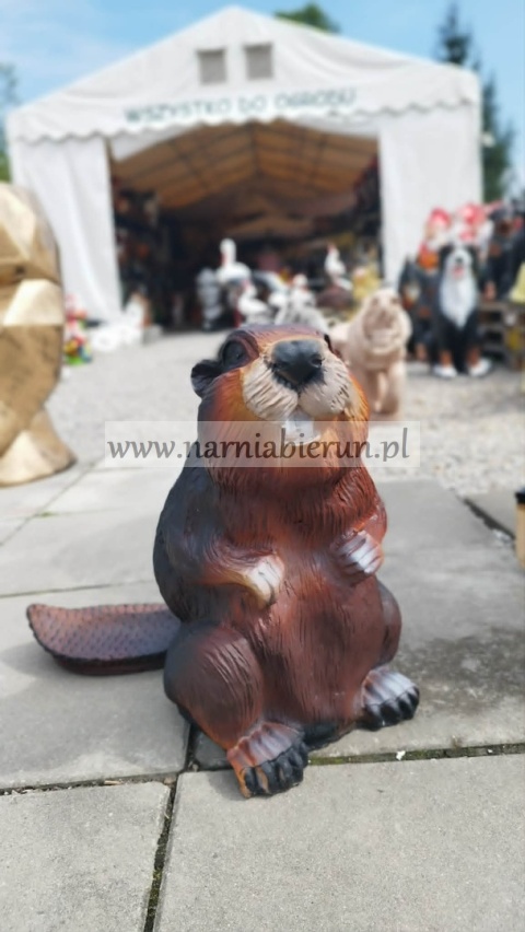 Figurka z żywicy Bóbr 40 cm.