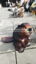 Figurka z żywicy Bóbr 40 cm.
