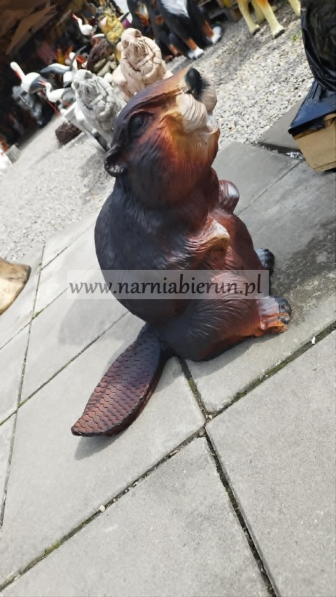 Figurka z żywicy Bóbr 40 cm.