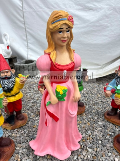 Figurka z żywicy Dziewczynka księżniczka AURERORA Śnieżka 70 cm