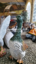 Figurka z żywicy GĘŚ kudłata gąska 76 cm
