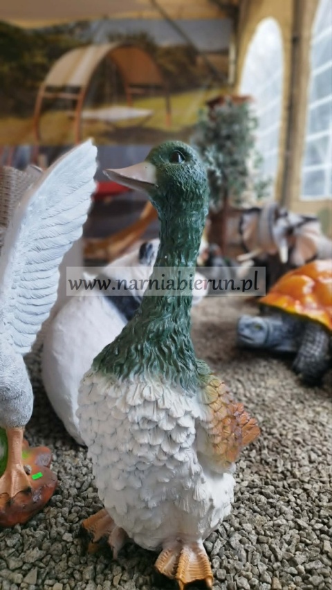 Figurka z żywicy GĘŚ kudłata gąska 76 cm