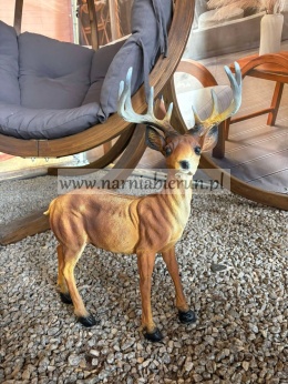 Figurka z żywicy JELEŃ jelonek stojący mały 64 cm