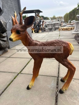 Figurka z żywicy JELEŃ jelonek stojący mały koziołek 50 cm