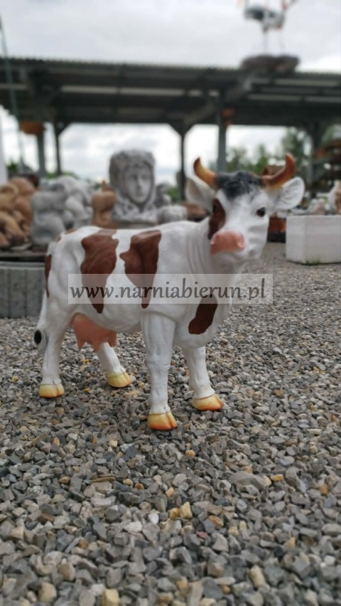 Figurka z żywicy Krowa czarna brązowa 60cm