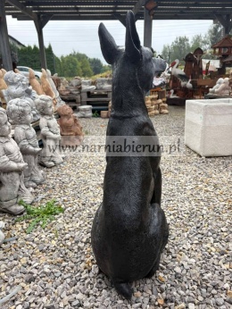 Figurka z żywicy Pies DOBERMAN czarny 75 cm