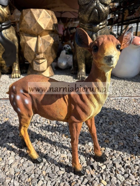 Figurka z żywicy Sarna sarenka stojąca 52 cm
