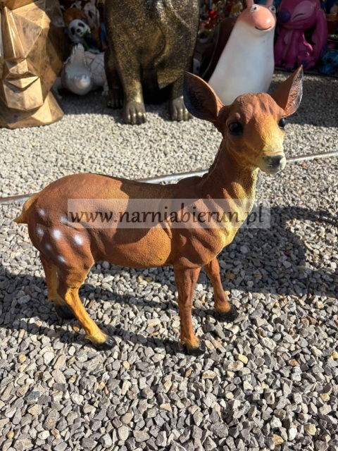 Figurka z żywicy Sarna sarenka stojąca 52 cm