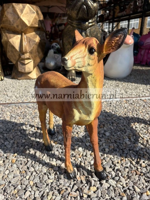 Figurka z żywicy Sarna sarenka stojąca 52 cm