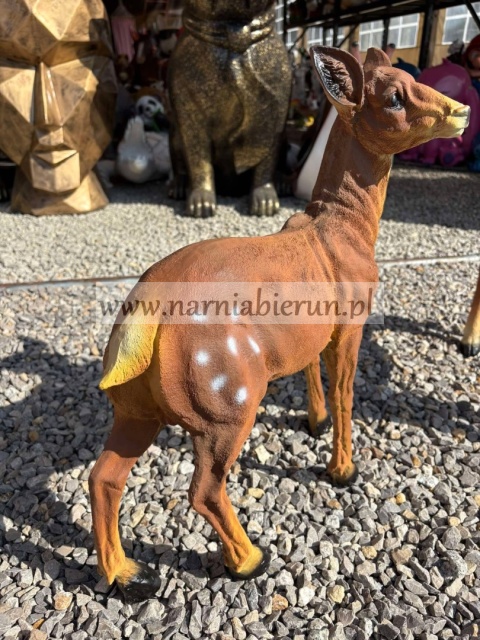 Figurka z żywicy Sarna sarenka stojąca 52 cm