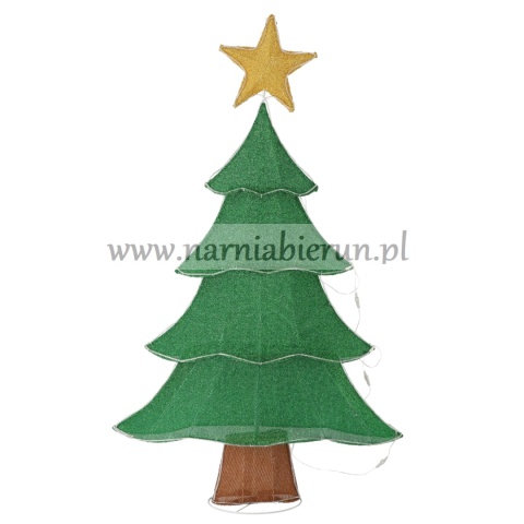 CHOINKA BOŻONARODZENIOWA ŚWIECACA 108 CM 290L WEWN/ZEWN