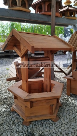 Studnia ogrodowa średnia studnie drewniane Wysokość 60 cm