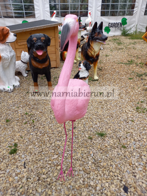 Flaming duży figurka plastikowa do wbicia Flaming duży figurka plastikowa do wbicia