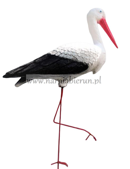 Bocian plastikowy duży figurka bociek do wbicia 95 cm Bocian plastikowy duży figurka bociek do wbicia 95 cm