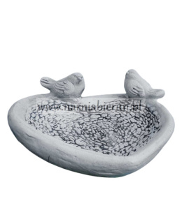 Figurka betonowa poidełko POIDŁO SERCE 38 cm