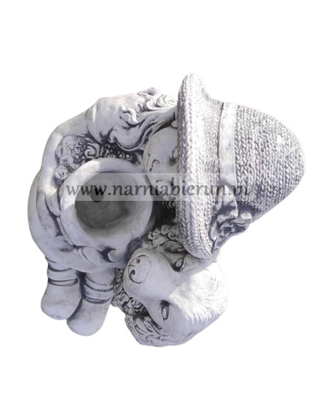 Figurka betonowa donica DZIEWCZYNKA Z PSEM 40 cm Figurka betonowa donica DZIEWCZYNKA Z PSEM 40 cm