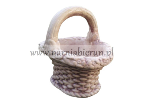 Figurka betonowa donica doniczka KOSZ KOSZYK WIKLINOWY 42 cm Figurka betonowa donica doniczka KOSZ KOSZYK WIKLINOWY 42 cm