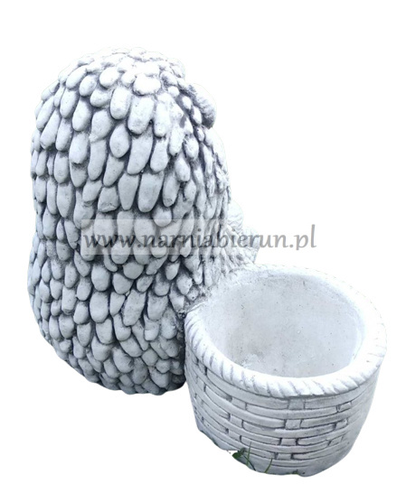 Figurka betonowa donica JEŻ Z KOSZEM H30 Figurka betonowa donica JEŻ Z KOSZEM H30