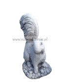 Figurka betonowa donica Wiewiórka z donicą 37 cm