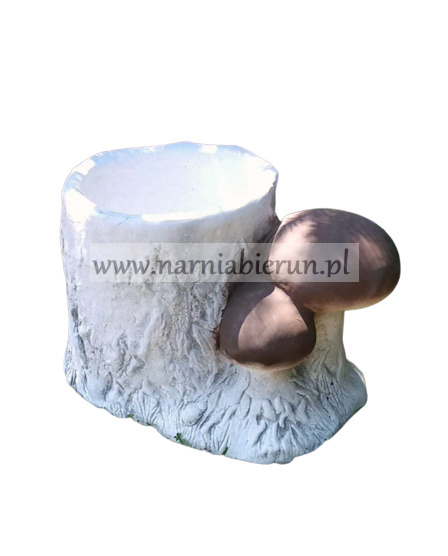 Figurka ogrodowa betonowa GRZYBY Z DONICĄ h19 Figurka ogrodowa betonowa GRZYBY Z DONICĄ h19