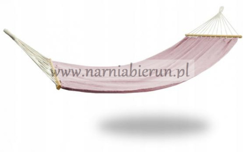 HAMAK 200X100CM DŁ. 290CM - Z DREWNIANYMI POPRZECZKAMI HAMAK 200X100CM DŁ. 290CM - Z DREWNIANYMI POPRZECZKAMI