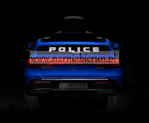 POJAZD NA AKUMULATOR MERCEDES BENZ EQC POLICJA BLUE POJAZD NA AKUMULATOR MERCEDES BENZ EQC POLICJA BLUE