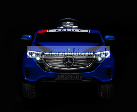 POJAZD NA AKUMULATOR MERCEDES BENZ EQC POLICJA BLUE POJAZD NA AKUMULATOR MERCEDES BENZ EQC POLICJA BLUE