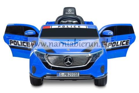 POJAZD NA AKUMULATOR MERCEDES BENZ EQC POLICJA BLUE POJAZD NA AKUMULATOR MERCEDES BENZ EQC POLICJA BLUE