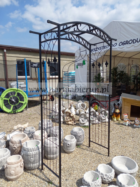 Pergola ogrodowa 215 cm metalowa róże łuk solidna pnącza kwiaty ogród Pergola ogrodowa 215 cm metalowa róże łuk solidna pnącza kwiaty ogród