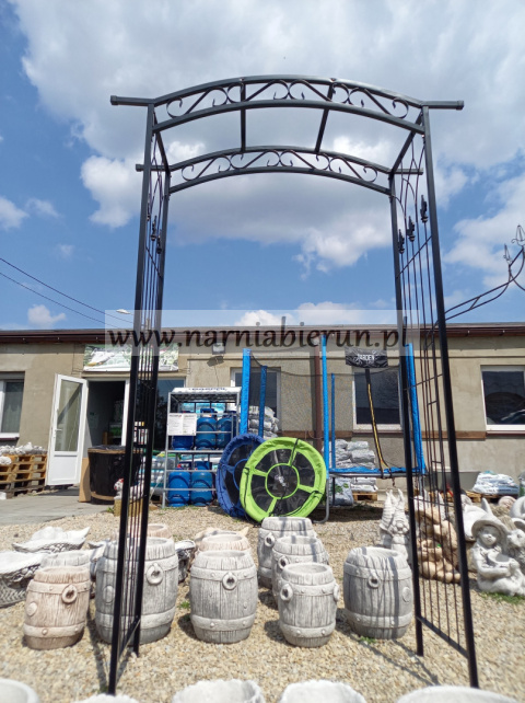 Pergola ogrodowa 215 cm metalowa róże łuk solidna pnącza kwiaty ogród Pergola ogrodowa 215 cm metalowa róże łuk solidna pnącza kwiaty ogród