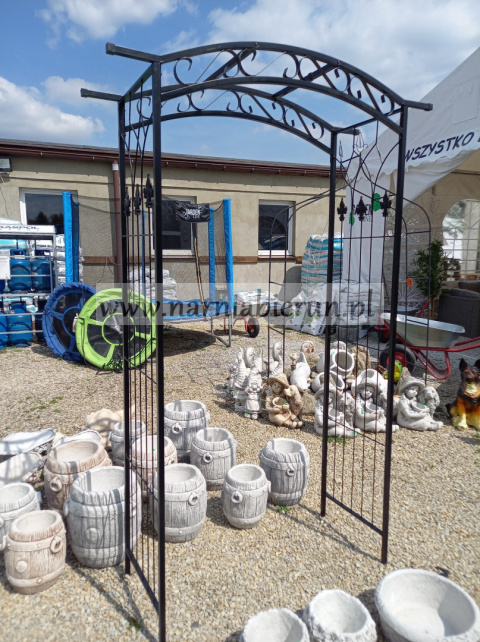 Pergola ogrodowa 215 cm metalowa róże łuk solidna pnącza kwiaty ogród Pergola ogrodowa 215 cm metalowa róże łuk solidna pnącza kwiaty ogród