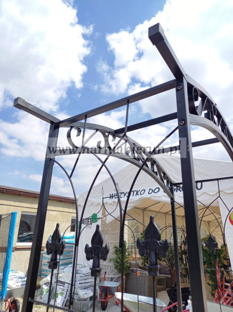 Pergola ogrodowa 215 cm metalowa róże łuk solidna pnącza kwiaty ogród Pergola ogrodowa 215 cm metalowa róże łuk solidna pnącza kwiaty ogród