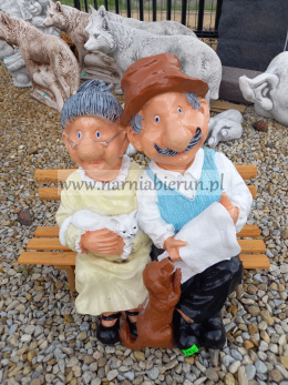 Figurka z żywcy dziadki Babcia i dziadek 50 cm