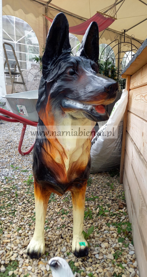 Figurka ogrodowa Pies owczarek 80 cm Figurka ogrodowa Pies owczarek 80 cm