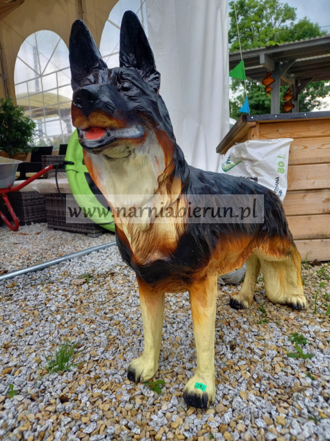 Figurka ogrodowa Pies owczarek 80 cm Figurka ogrodowa Pies owczarek 80 cm