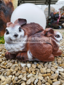 Figurka ogrodowa Zajączek zajączki 18 cm