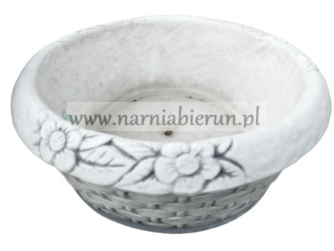 Figurka betonowa okrągła donica 38 cm Figurka betonowa okrągła donica 38 cm